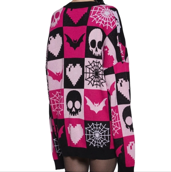 The Grave Girls Patchwork Knit Cardigan - Picture 2 of 2